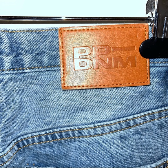 Princess Polly Holly Asymmetric Crossover Waist Rigid Straight Leg Jeans - Picture 9 of 12